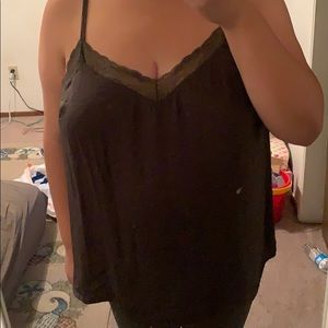 Silky olive cami
